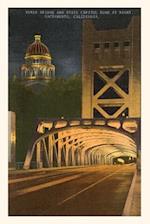 The Vintage Journal Tower Bridge, Capitol, Sacramento, California