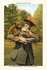 The Vintage Journal Bear Cub and Ranger, Yosemite, California
