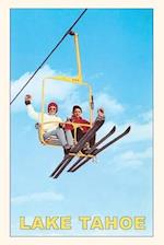 The Vintage Journal Couple on Ski Lift, Lake Tahoe