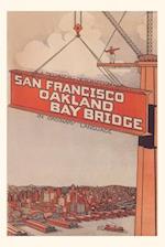 Vintage Journal Oakland Bay Bridge Book