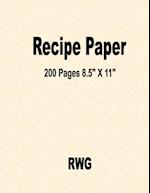 Recipe Paper