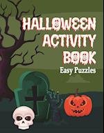 Halloween Activity Book: Sudoku Easy Puzzles 