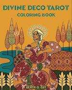 Divine Tarot Deco Coloring Book