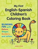 My First English-Spanish Children's Coloring Book