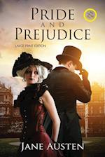 Pride and Prejudice (Annotated, Large Print) 
