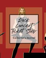 Rock Concert Ticket Stub Collector's Journal