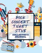 Rock Concert Ticket Stub Collector's Journal