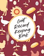 Goat Record Keeping Book: Farm Management Log Book | 4-H and FFA Projects | Beef Calving Book | Breeder Owner | Goat Index | Business Accountability |