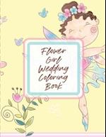 Flower Girl Wedding Coloring Book