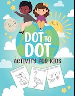Dot to Dot Activity For Kids: 50 Animals Workbook | Ages 3-8 | Activity Early Learning Basic Concepts | Juvenile 