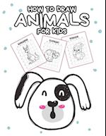 How To Draw Animals For Kids: Ages 4-10 | In Simple Steps | Learn To Draw Step By Step 