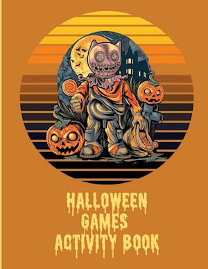 Halloween Games Activity Book For Kids: For Teens | Holiday Matching | Word Scrambles