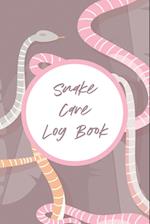 Snake Care Log Book