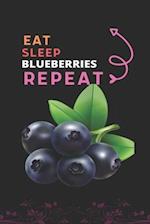 Eat Sleep Blueberries Repeat