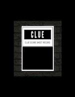 Clue Score Sheet Record