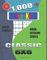 1,000 + Sudoku Classic 6x6