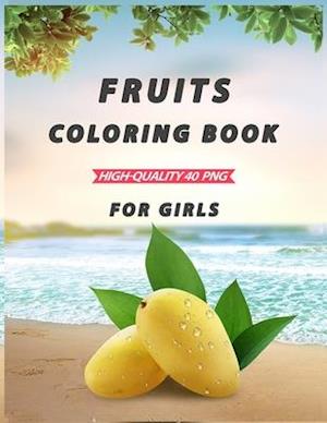 Fruits Coloring Book for girls