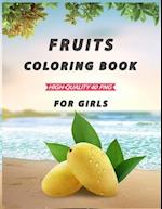 Fruits Coloring Book for girls