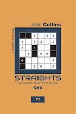 Straights - 120 Easy To Master Puzzles 6x6 - 2