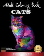 Adult Coloring Book Cats