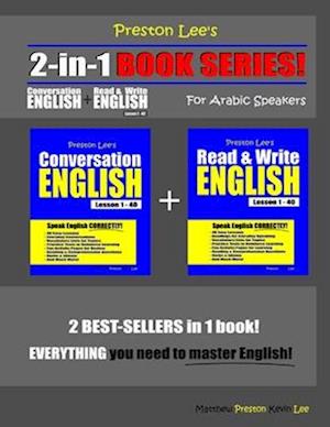 Preston Lee's 2-in-1 Book Series! Conversation English & Read & Write English Lesson 1 - 40 For Arabic Speakers