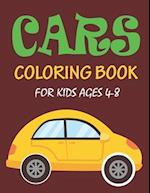 Cars Coloring Book for Kids Ages 4-8