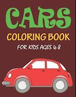 Cars Coloring Book for Kids Ages 4-8