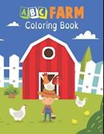 ABC Farm coloring Book