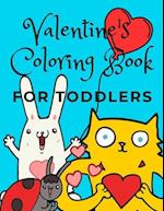 Valentine's Coloring Book For Toddlers