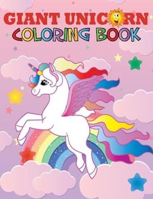 Giant Unicorn Coloring Book