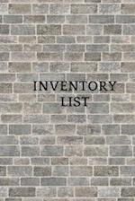 Inventory list