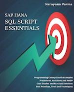 SAP HANA SQL Script Essentials