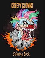 Creepy Clowns Coloring Book