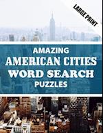 Amazing American Cities Word Search Puzzle