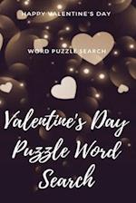 Happy Valentine's Day Word puzzle Search Valentine's Day puzzle Word Search