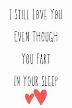 I Still Love You Even Though You Fart In Your Sleep