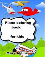 Plane coloring book