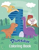 Dinosaur Coloring Book for Kids Ages 4-12