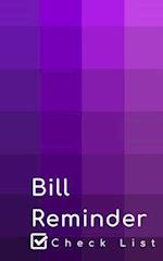 Bill Reminder