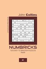 Numbricks - 120 Easy To Master Puzzles 11x11 - 1