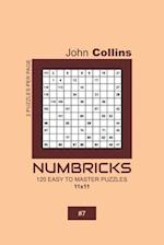 Numbricks - 120 Easy To Master Puzzles 11x11 - 7