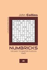 Numbricks - 120 Easy To Master Puzzles 11x11 - 8