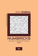 Numbricks - 120 Easy To Master Puzzles 12x12 - 5