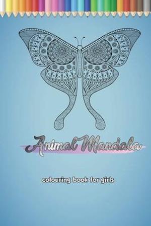 Animal Mandala colouring book for girls