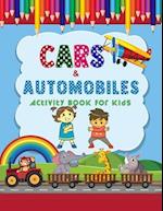 Automobiles & Cars Activity Book For Kids