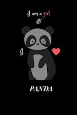 I am a girl and I love PANDA