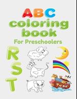 ABC Coloring Book For Preschoolers