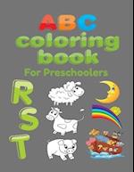 ABC Coloring Book For Preschoolers