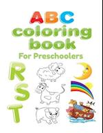 ABC Coloring Book For Preschoolers