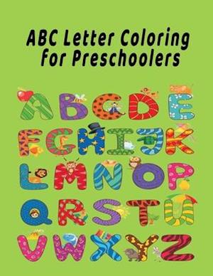 ABC Letter Coloring Book For Preschoolers